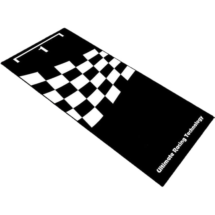 BIKETEK Motorcycle Floor mat Work mat Washable Non-Slip Oil Absorbing Bicycle Parking mat Racing Style Track Rug Style 2, 23x79
