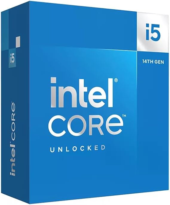Intel CPU Core i5-14600KF 14th Generation Raptor Lake-S Refresh LGA1700 BX8071514600KF Box + SilverStone SST-TF01 Grease