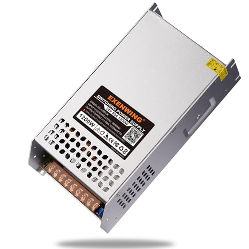 24V 50A1200W Power Supply Adapter SMPS AC 110220V to DC 24Volt Universal Regulated Switching Transformer Converter PSU for LED Strips 3D Printer CCTV Camera Speaker Motor Pump,and More