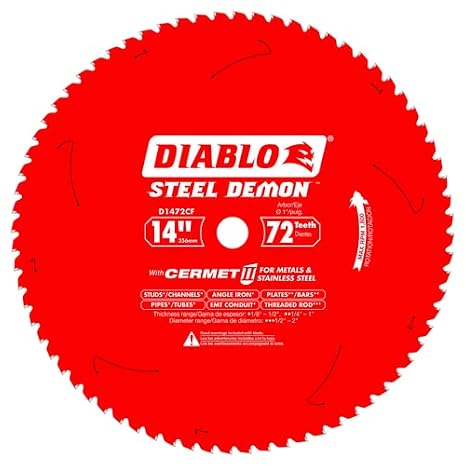 Diablo D1060X 10" x 60 Tooth Fine Finish Saw Blade