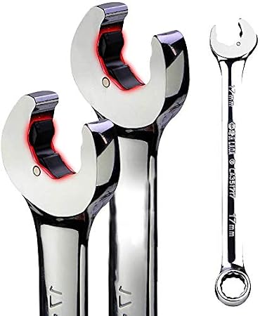 LAOA Special Open End Ratcheting Wrench, Hand Tool, Cr-V Material, High Torque, Perfect for Repairing Bicycle, Car, Each Machinery, and More (27mm (1 Piece))