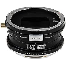 Fotodiox Pro - Tilt/Shift Lens Mount Adapter Compatible with Mamiya 645 (M645) Mount Lenses to Fujifilm Fuji G-Mount GFX Mirrorless Camera Body, (M645-GFX-TLTROKR)