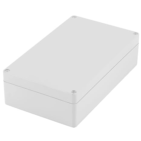 Junction Box Waterproof IP65 ABS Electrical Connection Boxes DIY Plastic Junction Box Surface-Mounted Electrical Project Boxes Cable Junction Box Wiring Distribution Box (200 x 120 x 56 mm)