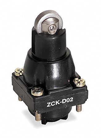 TELEMECANIQUE SENSORS ZCKD02 2 Directions, for USE with XC Series, LATERAL Approach, Limit Switch, Plunger Head, Roller Plunger, Spring Return