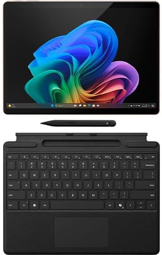Microsoft Surface Pro Copilot+ PC Touchscreen 13" LCD Snapdragon X Plus Processor 16GB RAM 512GB SSD (11th Edition) Dune, Pro Keyboard, and Surface Pen (Slim Pen 2, Black)