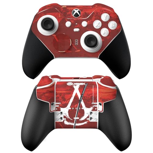 Head Case Designs Officially Licensed Assassins Creed Crest Katana Shadows Graphics Vinyl Sticker Gaming Skin Decal Cover Compatible With Xbox Series X & S Elite Wireless Controller Series 2