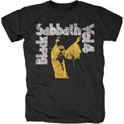 Black Sabbath Vol. 4 Black T-Shirt Large