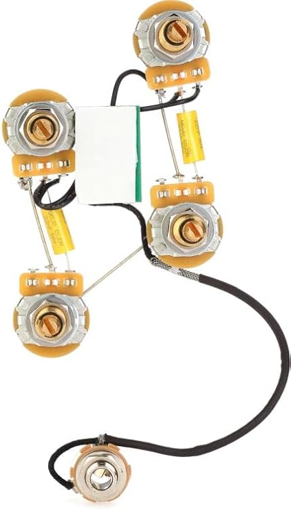 Mojotone Solderless Les Paul Guitar Wiring Harness - Long Shaft