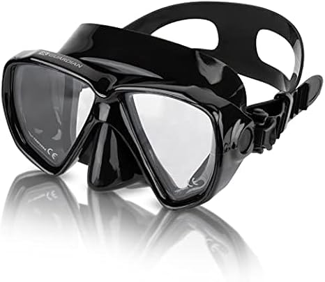 Snorkel Diving Mask, Adults Dive Goggles with Nose Cover, Full Face Scuba Snorkeling Masks, Adult Anti-Fog Diving and Swimming Gear