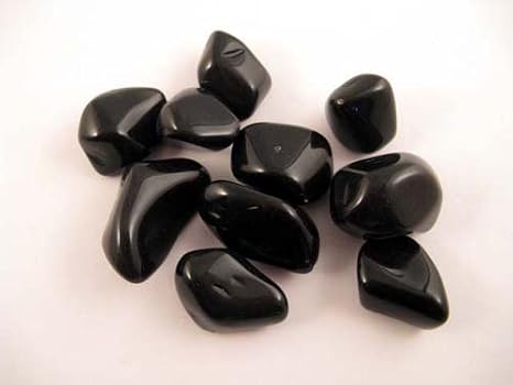 Black Obsidian Bulk Gemstone Tumbled Minerals: 1 Pound Wholesale Best Price
