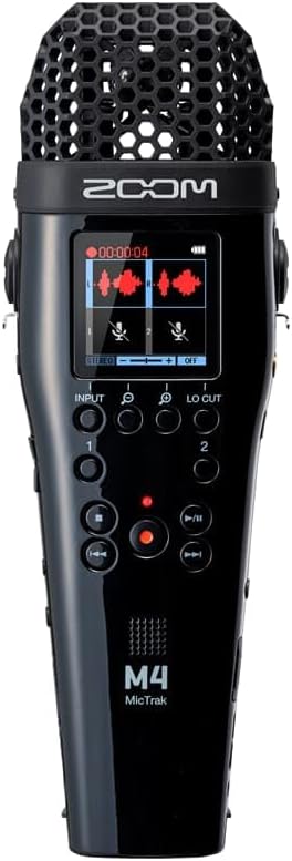 Zoom M4 MicTrak Recorder for Musicians, Podcasters, and Filmmakers