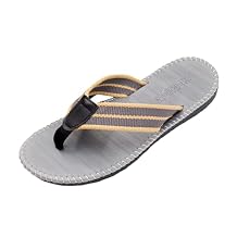 Men Summer Casual Outside Wear Beach Non Slip Breathable Flip Flops Clip Toes Big Size Flat Bottom Slippers Sandals Mens Bathroom Slippers Size 8 (Grey, 10.5)