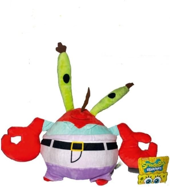 play by play spongebob mr. crab plush señor cangrejo 18 cm  709 inches super soft quality