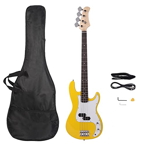 Ktaxon 4 String Electric Bass Guitar, PB-Style Full Size Standard Right Handed Beginner Kit with Gig Bag Strap for Youths & Adults