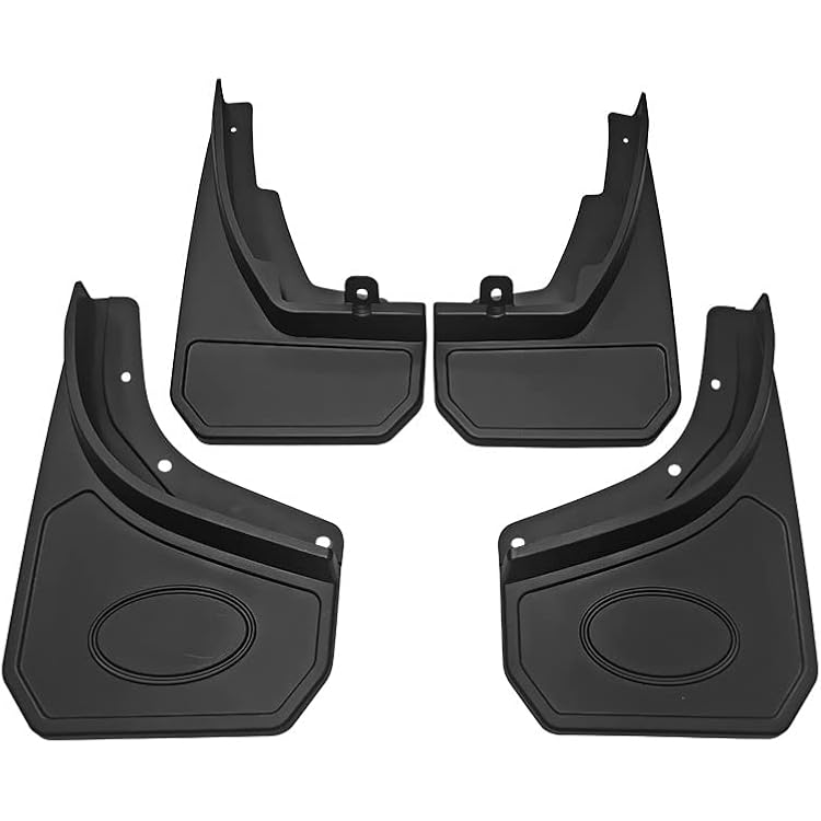 4PCS Car Mud Flaps for Land Rover Defender 90110 2020 2021 2022 2023 2024 2025, Custom Front and Rear Mudflaps All Weather Tire Protector Splash Guards Mudflaps Front Rear Splash Guards