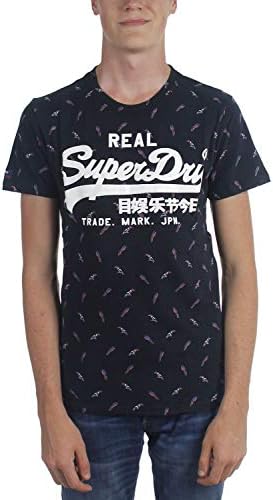 Superdry - Mens Vintage Logo All Over Print Mid T-Shirt
