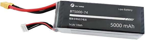 4S 5000mAh LiPo Battery with XT60 Connector for FLYWING FW450L Air-Wolf/ EC135 RC Helicopters, 1Pcs