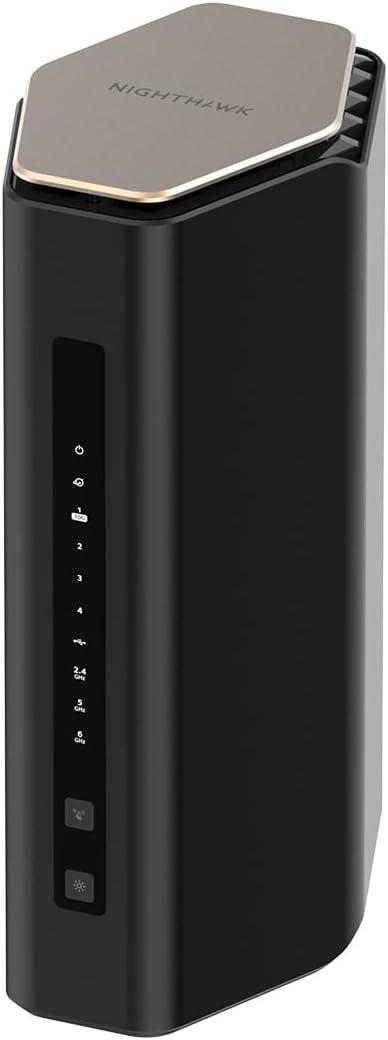 NETGEAR Nighthawk WiFi 7 Router (BE17000) Router Only, 17 Gbps Wireless Speed, 10 Gig Internet Port, Tri-Band for Gaming, Covers 3,300 sq. ft., 150 Devices, VPN Free Expert Help