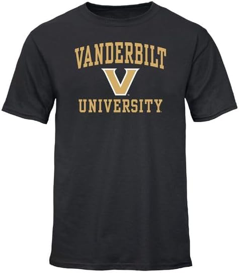 Barnesmith Vanderbilt University Vandy Commodores Short-Sleeve T-Shirt, Heritage, Black, Small