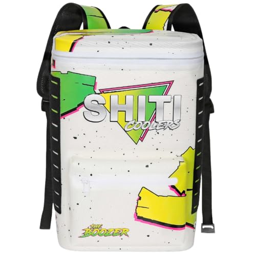 SHITI Coolers Cooler for Camping, Travel, Beach, Soft Lunch Box for Food, Drinks & Ice, Portable, Waterproof 24 Hr Insulated Bag with Shoulder Straps, Customizable