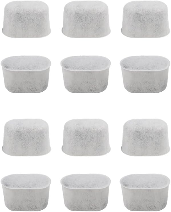 Activated Carbon Water Filter Replacements for Ninja Coffee Bar ES601 ES655 ES701 Compatible Single Serve Grounds Brewer Filters 6 Pack 12pcs