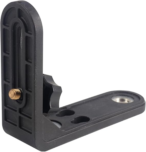 Laser Level L-shape Magnetic Bracket for instruments Lasers (1/4" Thread)
