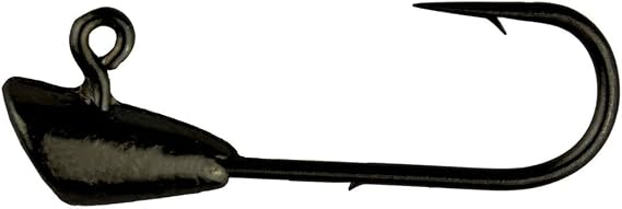 Trout Magnet Jig Heads - 1/64 oz - 25 Pack - Shad Dart Head Shape Hook with Lure Body Securing Barb - Balanced Jigs and Hooks for Trout, Crappie, Bass, Panfish - Freshwater Saltwater Fishing Gear