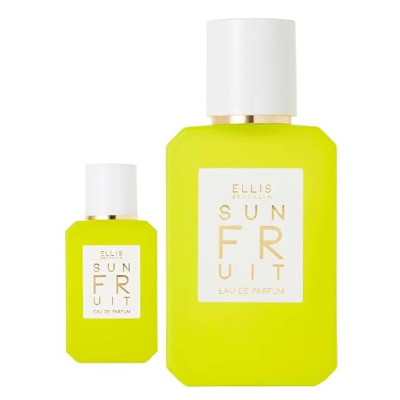 Ellis Brooklyn Sun Fruit Eau De Parfum for Women - Clean, Bergamot, Vanilla, Jasmine, Musk, Long Lasting