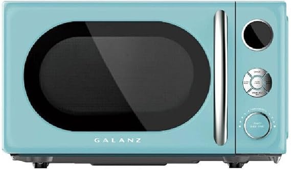 0.7 cu ft Vintage Countertop Microwave Oven 700 Watt Blue OEM Genuine Parts
