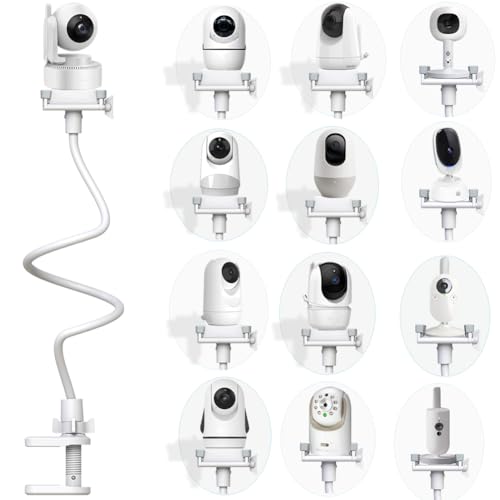 Baby Monitor Mount Baby Kamera Holder Compatible with Momcozy,Nanit Pro & Flex Stand, Hellobaby,Blemil,Comfyer BM01,Infant Optics,ANMEATE SM935E,Vava,Motorola
