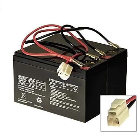 W15130640003 - W13112099003 Razor E200/E200S Versions 1-7 E300 Versions 1-4 Replacement Batteries and Harness Beiter DC Power ...