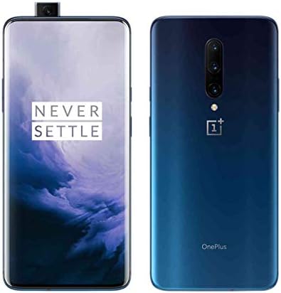 OnePlus 7 Pro US Model GM1917 8GB RAM 256GB ROM Factory Unlocked 6.67 inch QHD AMOLED 90Hz Display Dual SIM Nebula Blue