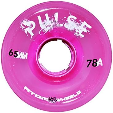 ATOM SKATES Outdoor Quad Roller Wheels 78A ATOM PULSE Pink / 2 Packs - 8 Wheels