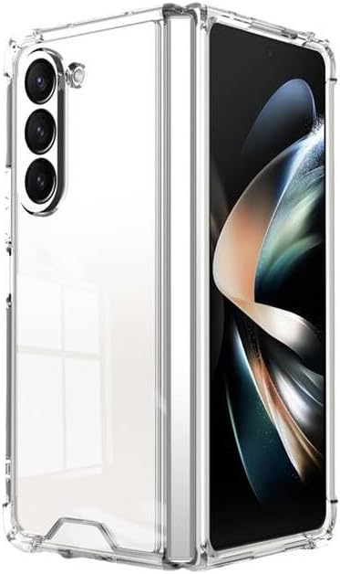 Spia Samsung Galaxy Z Fold 5 ile Uyumlu Kılıf Anti Shock Şeffaf Premier Silikon Orijinal (Samsung Galaxy Z Fold 5 ile Uyumlu, Anti Shock Şeffaf)