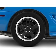 Deep Dish 2003 Cobra Style Gloss Black Wheel; Rear Only; 17x10.5; 27mm Offset Compatible for 94-98 Mustang