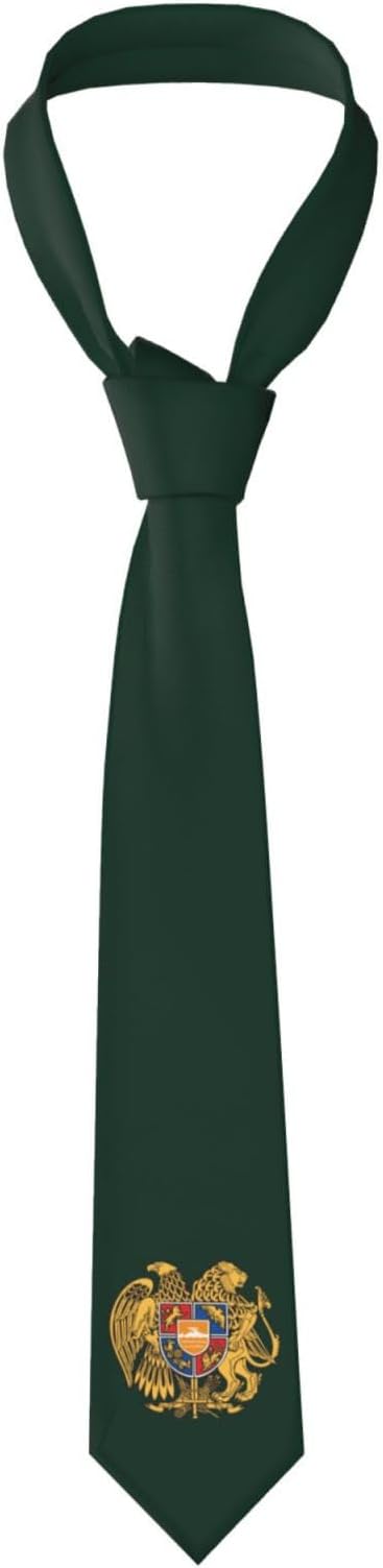 Armenian Coat Of Arms Slim Men'S Necktie Perfect Formal Affairs Celebratory Occasions Useful