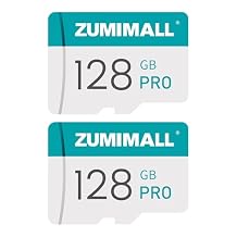 ZUMIMALL 128GB SD Card - 2 PCS Perfect Storage Solution for Security Cameras | Reliable and High Capacity Memory Card... New