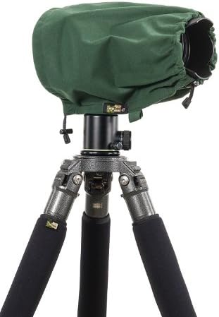 LensCoat Rain Sleeve RS Small - Waterproof Camera & Lens Cover - Protects Up to 10" - Green Camo