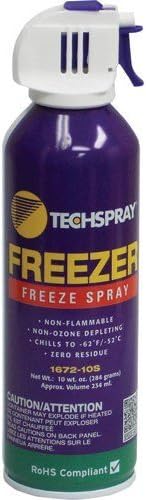 Techspray 1672-10S 10 oz. Envi-Ro-Tech Freeze Spray by Tech Spray