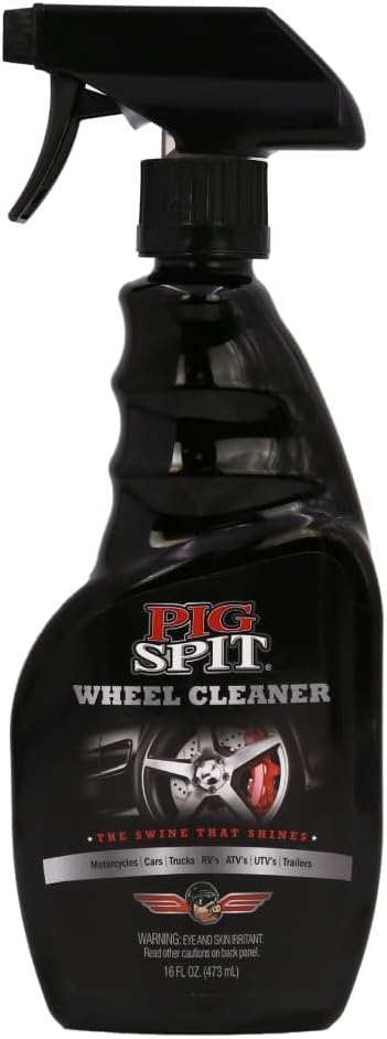 Wheel Cleaner 16 Fl Oz - Heavy-Duty No-Scrub Spray for Chrome, Alloy & Aluminum Wheels - Safe for All Wheel Types, pH Balanced Formula