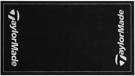 TaylorMade Golf Tour Towel White/Black