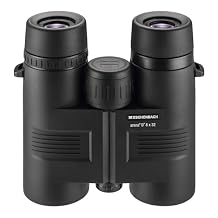 Eschenbach Arena F+ 8x25 Binoculars for Adults for Bird Watching - High Power Optics Waterproof Fogproof Black 10.5 oz