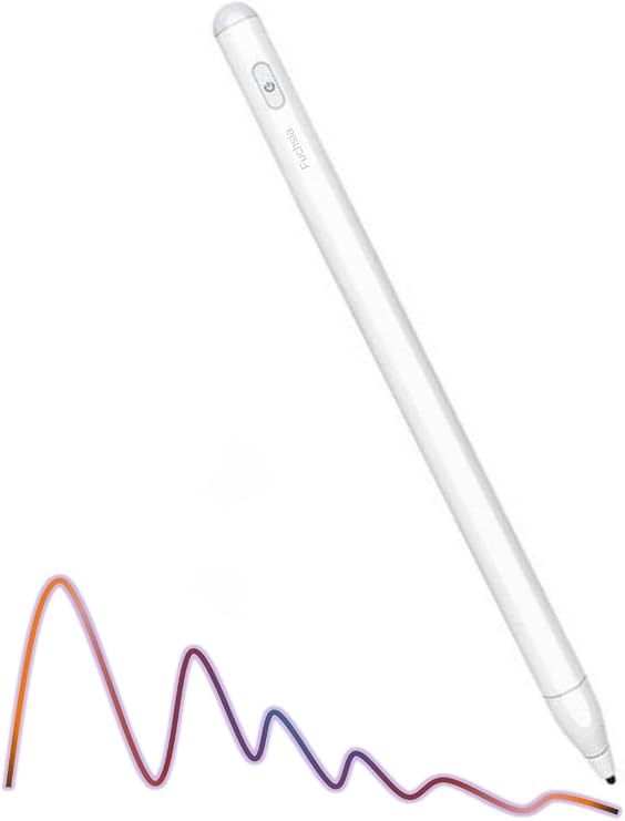 Fuchsia Tüm Lenovo Tablet ve Telefonlar ile Uyumlu Eğime Göre Çizgi Kalınlığı Değişen Şarjlı Dokunmatik Ekran Kalemi Stylus Pen