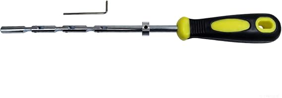 Emergency Drop Key Elevator Door Key 3link Dou Emergency Tool (1, Yellow)