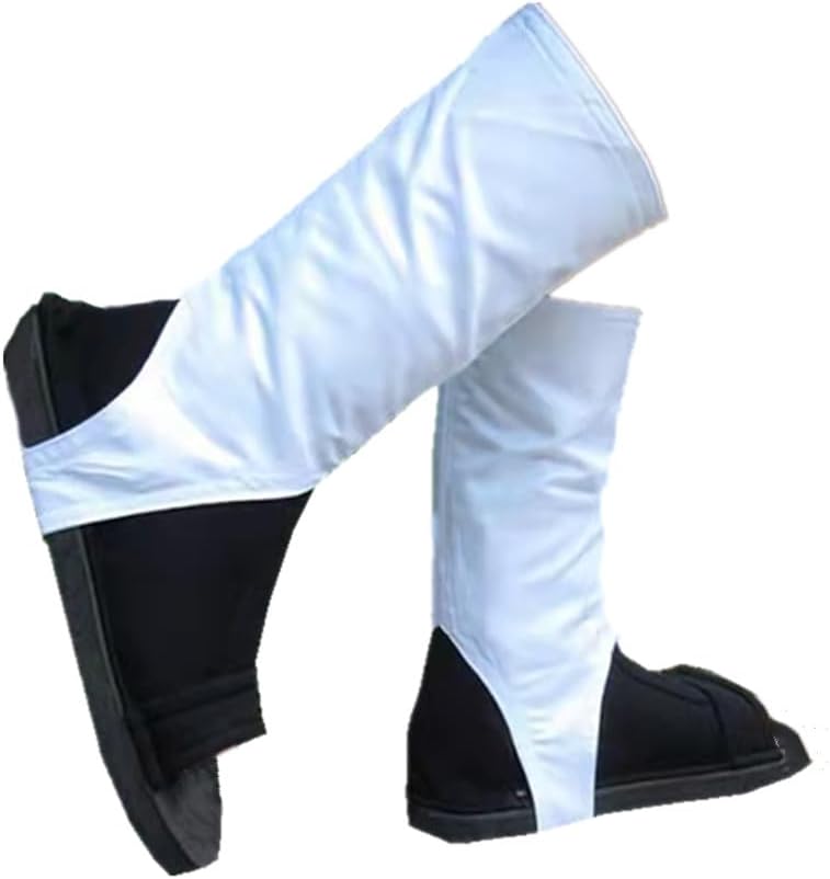 US Size Cosplay Shoes Party Shoes White Shoe Cover Black Shoes [MenWomen]