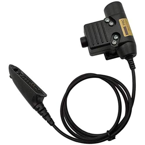 Armorwerx U94 PTT System for Peltor ComtacMSA Sordin Compatible with Motorola GP Radio MilitaryNATO-USPeltor Wired