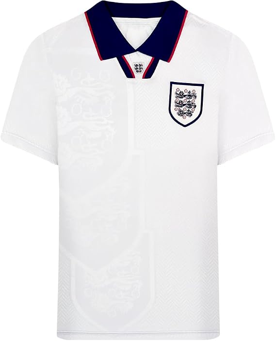 Score Draw England 1993 Home Retro Football Shirt