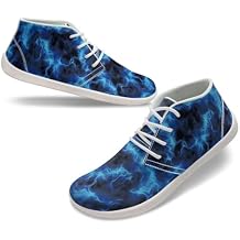 Men Wide Toe Box Barefoot Shoes Lightweight Non Slip Walking Shoes Mens Minimalist Cross-Trainer Zero Drop White Sole Size 5-14