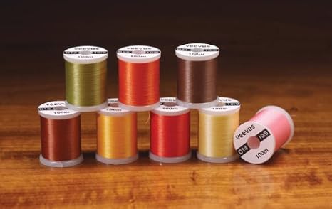 Veevus 8/0 Fly Tying Thread - Assorted Colors - Orange