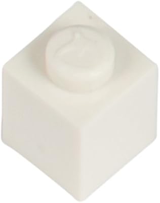 500 Piece 1x1 Building Bricks Loose Pack, White